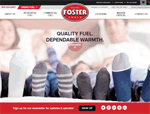 Tablet Screenshot of fosterfuels.com